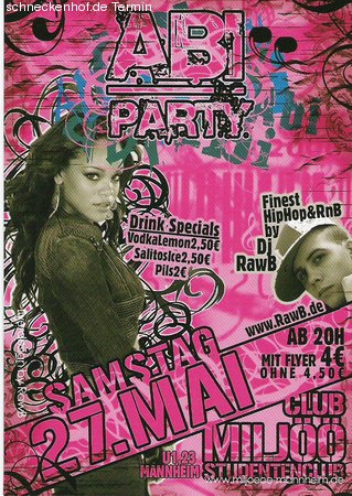 Schoolout - Party Werbeplakat