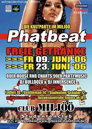 Phatbeat Party Werbeplakat