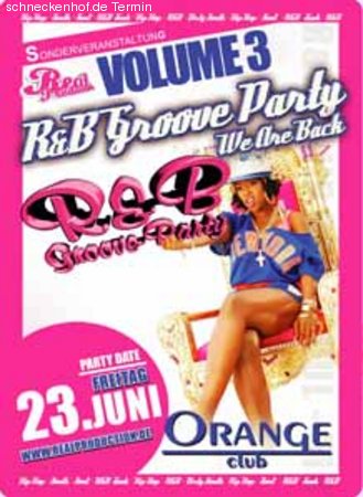 R&B Groove Party Werbeplakat