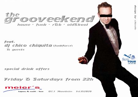 The GROOVEEKEND Werbeplakat