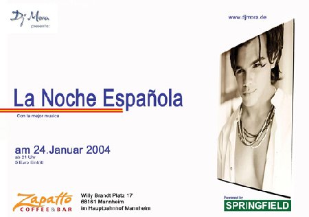 La Noche Española Werbeplakat