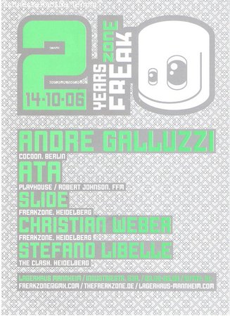 Freakzone pres. 2nd Birthday Werbeplakat