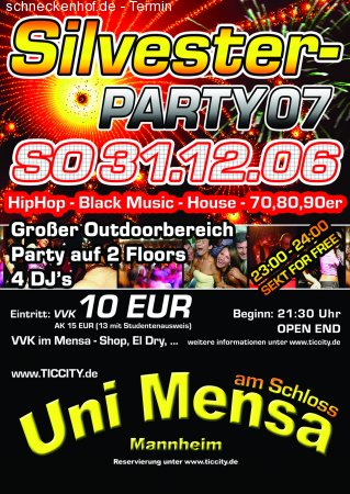 Absolut Silvester Party Werbeplakat