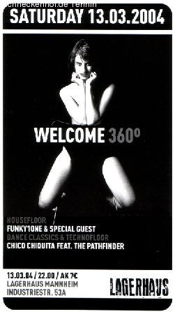 Welcome 360° Werbeplakat
