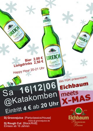 Eichbaum meets X-Mas Werbeplakat
