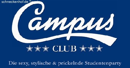Campus Club - Semesterstart Werbeplakat