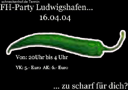 große FH-Party Werbeplakat