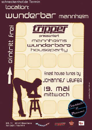 Wunderbare Houseparty Werbeplakat