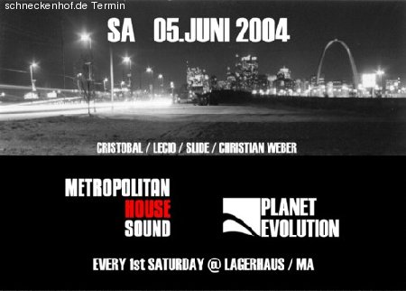 Metropolitan House Sound Werbeplakat