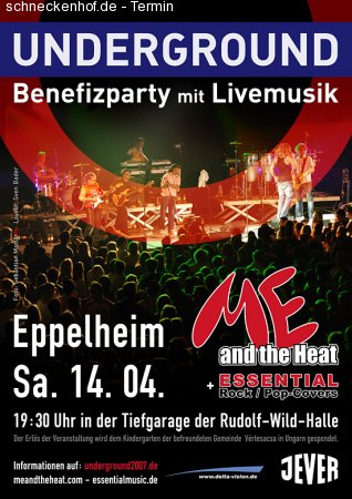Underground Benefizparty 2007 Werbeplakat