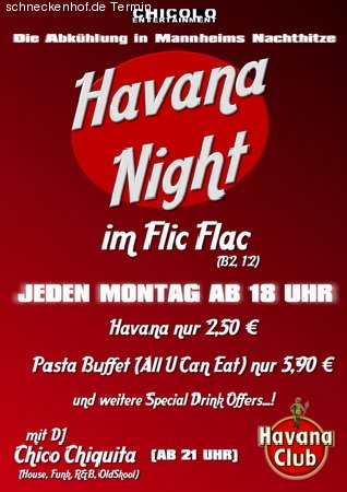 Havana Night Werbeplakat