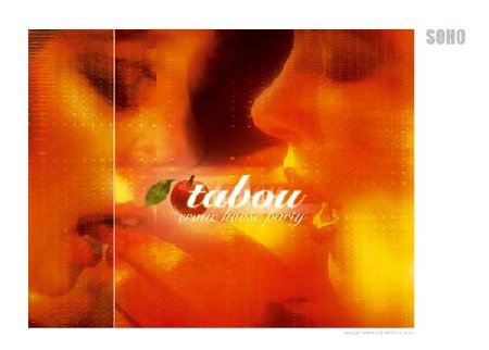 tabou House Werbeplakat